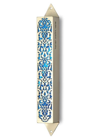 Floral Mezuzah - me901xs